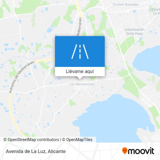 Mapa Avenida de La Luz