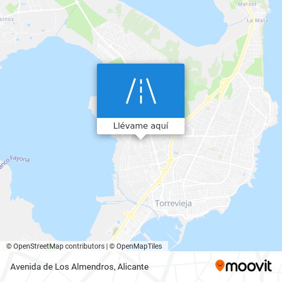 Mapa Avenida de Los Almendros