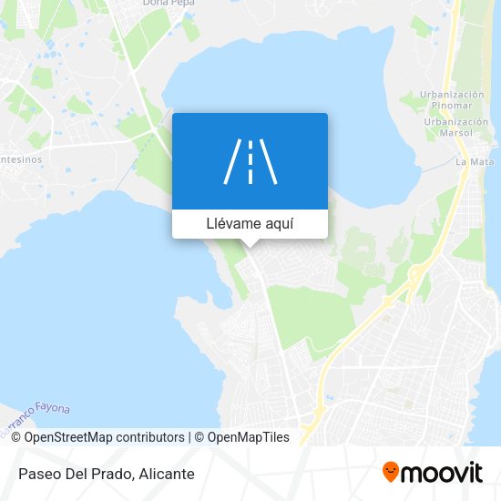 Mapa Paseo Del Prado