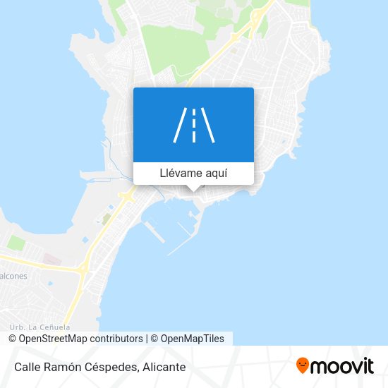 Mapa Calle Ramón Céspedes