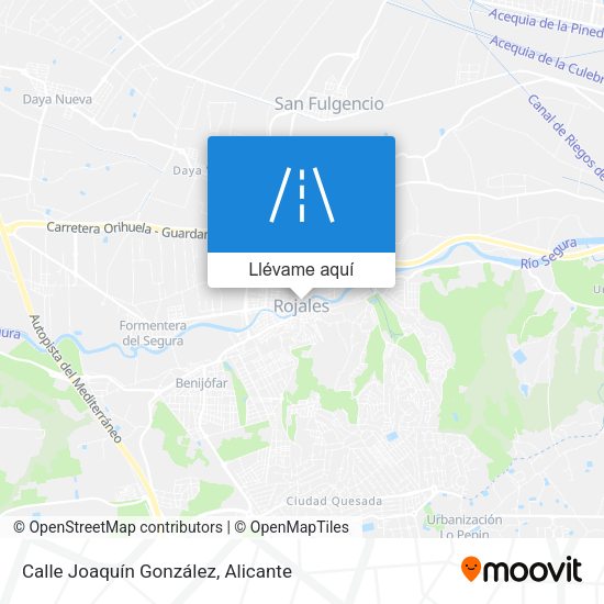 Mapa Calle Joaquín González