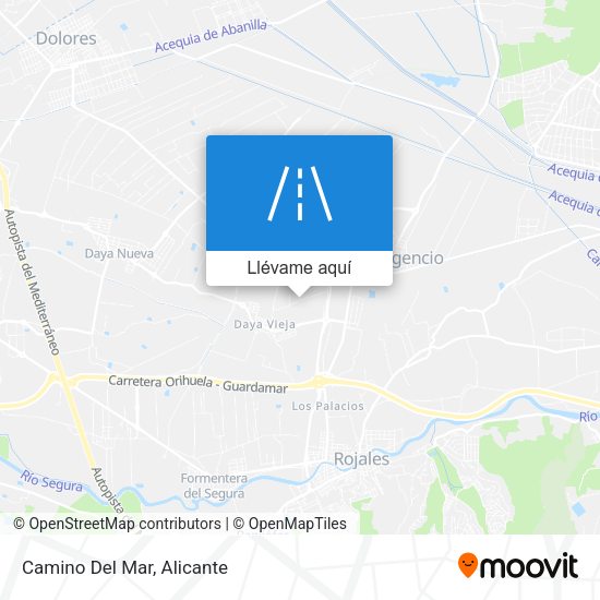 Mapa Camino Del Mar