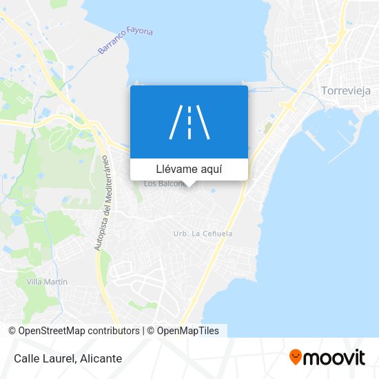 Mapa Calle Laurel