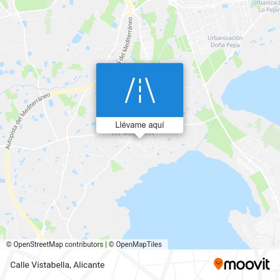 Mapa Calle Vistabella