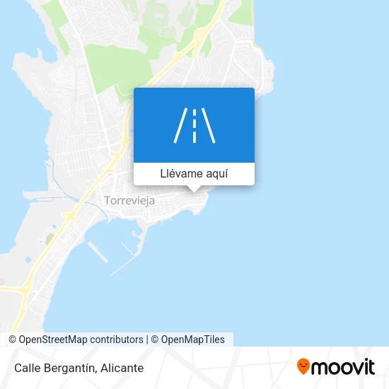 Mapa Calle Bergantín