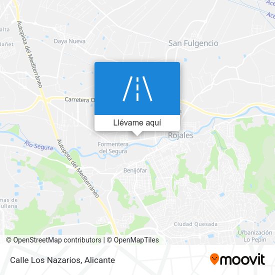 Mapa Calle Los Nazarios