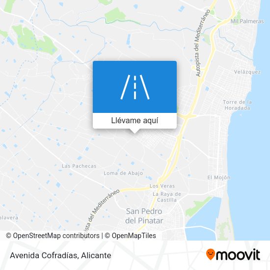 Mapa Avenida Cofradías