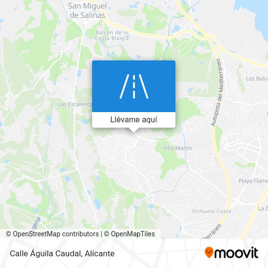 Mapa Calle Águila Caudal