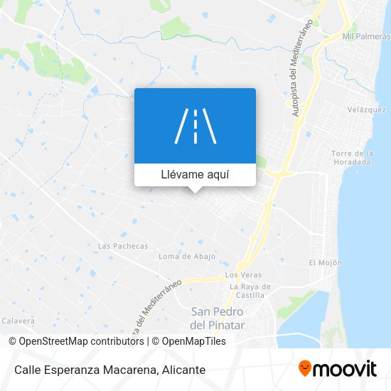 Mapa Calle Esperanza Macarena