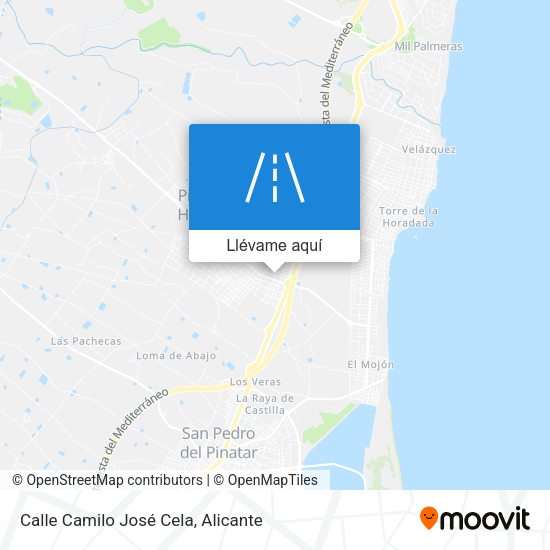 Mapa Calle Camilo José Cela