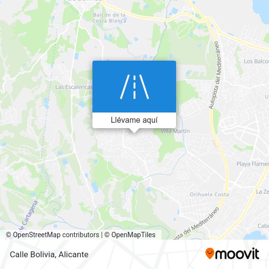 Mapa Calle Bolivia