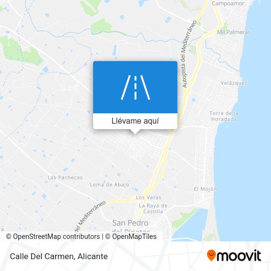 Mapa Calle Del Carmen
