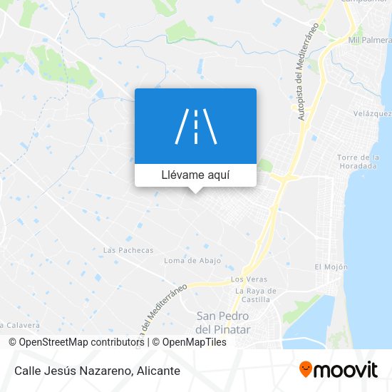 Mapa Calle Jesús Nazareno