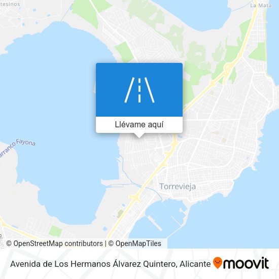 Mapa Avenida de Los Hermanos Álvarez Quintero