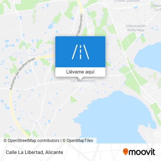 Mapa Calle La Libertad