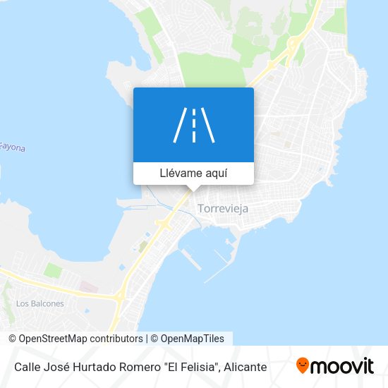 Mapa Calle José Hurtado Romero "El Felisia"
