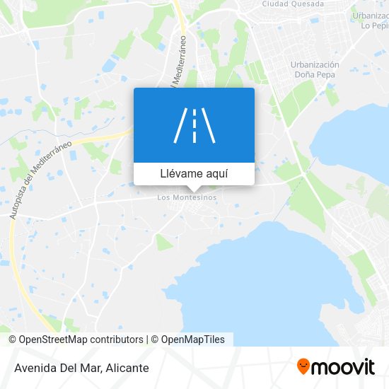Mapa Avenida Del Mar