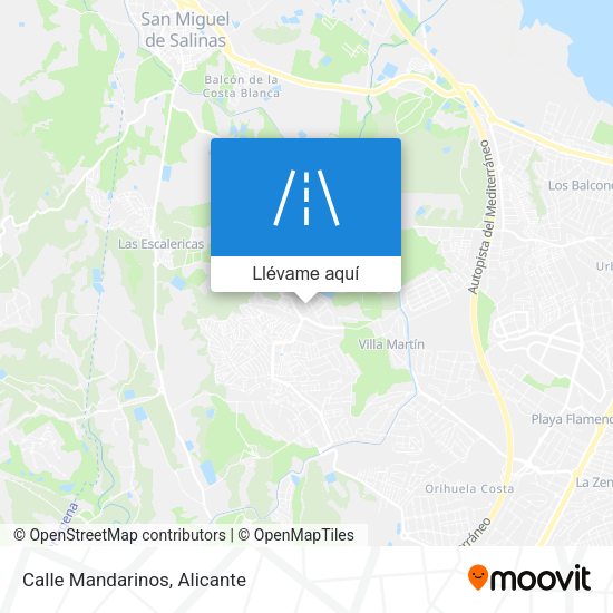Mapa Calle Mandarinos
