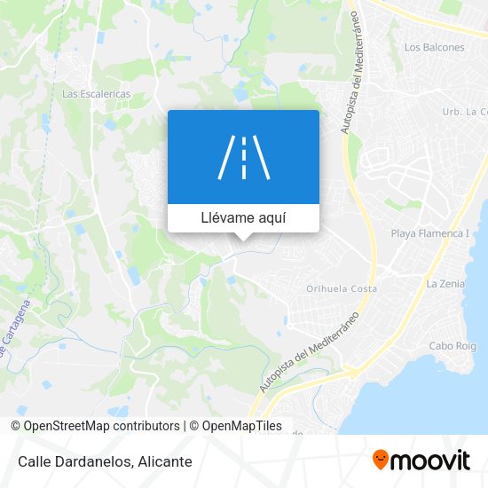Mapa Calle Dardanelos