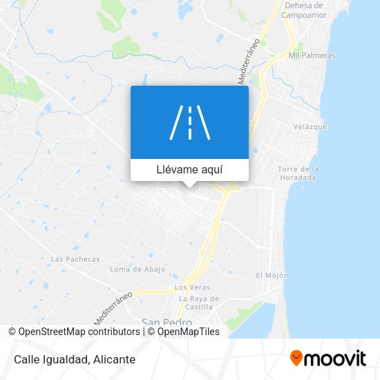Mapa Calle Igualdad