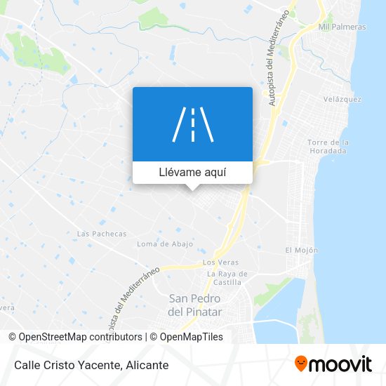 Mapa Calle Cristo Yacente