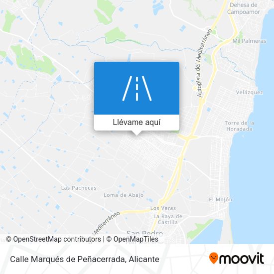 Mapa Calle Marqués de Peñacerrada