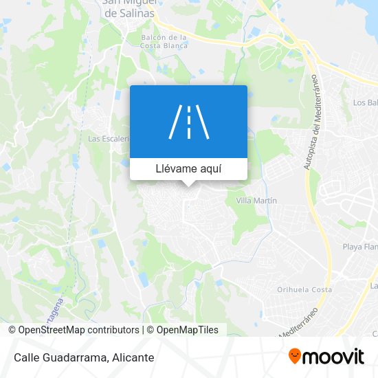 Mapa Calle Guadarrama