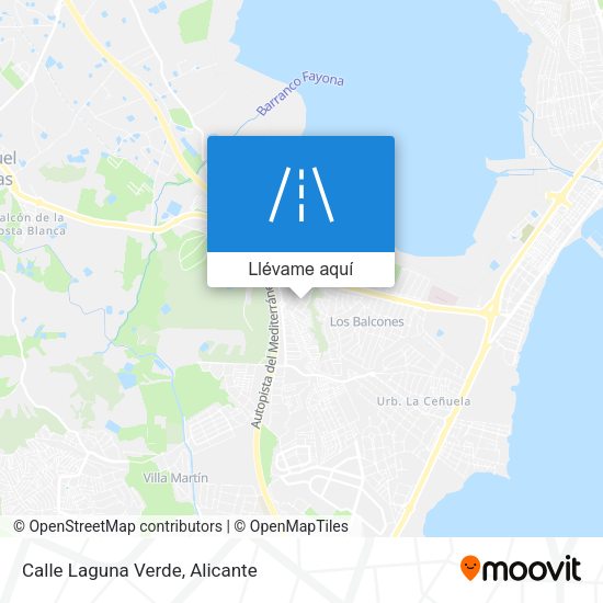 Mapa Calle Laguna Verde
