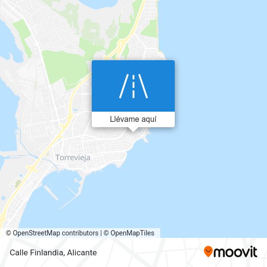 Mapa Calle Finlandia