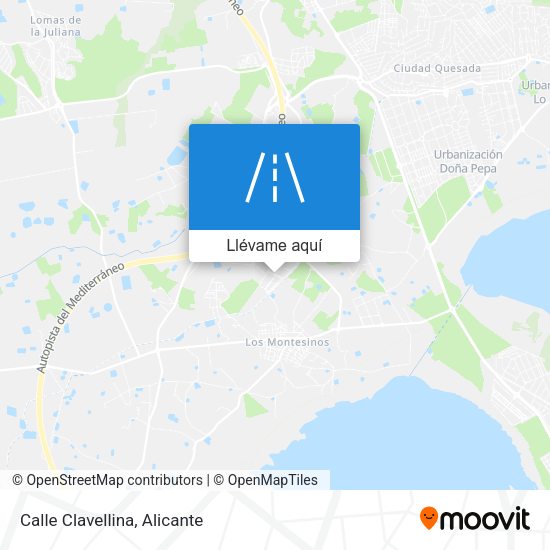 Mapa Calle Clavellina