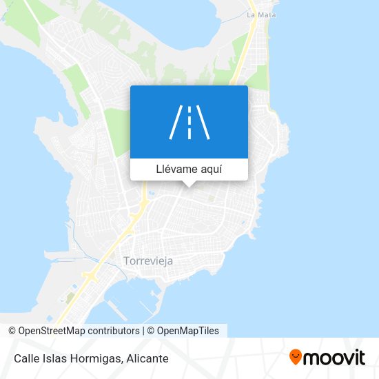 Mapa Calle Islas Hormigas