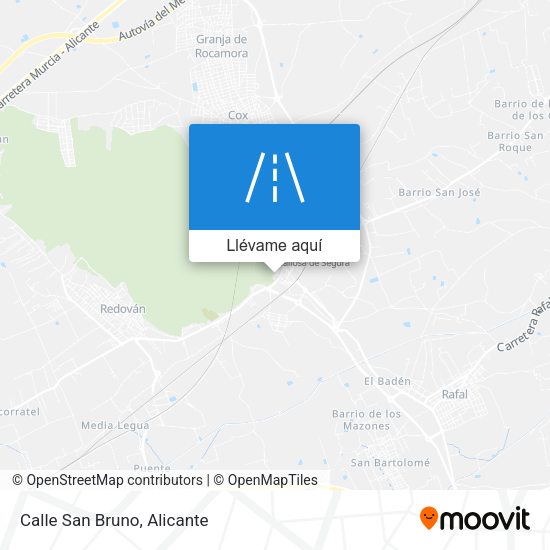 Mapa Calle San Bruno