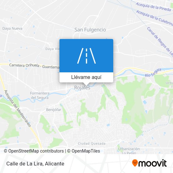 Mapa Calle de La Lira