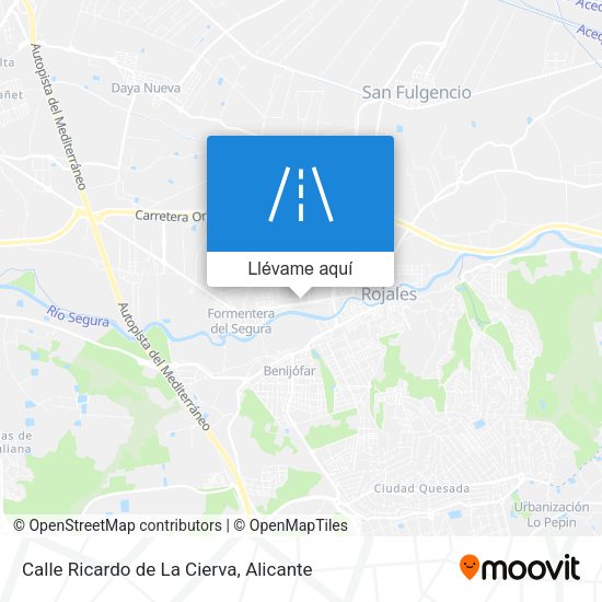 Mapa Calle Ricardo de La Cierva