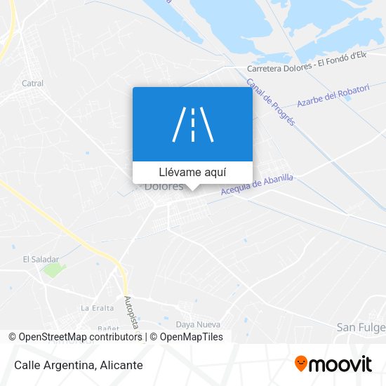 Mapa Calle Argentina