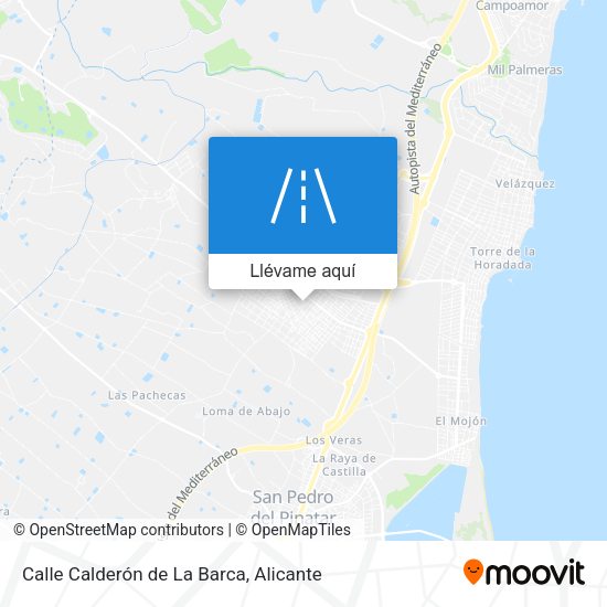 Mapa Calle Calderón de La Barca