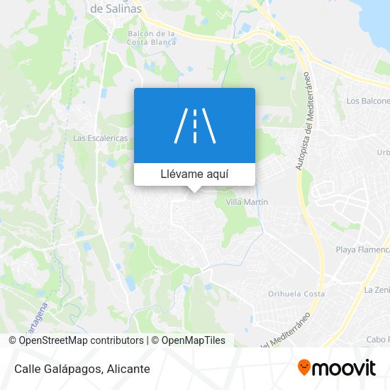 Mapa Calle Galápagos