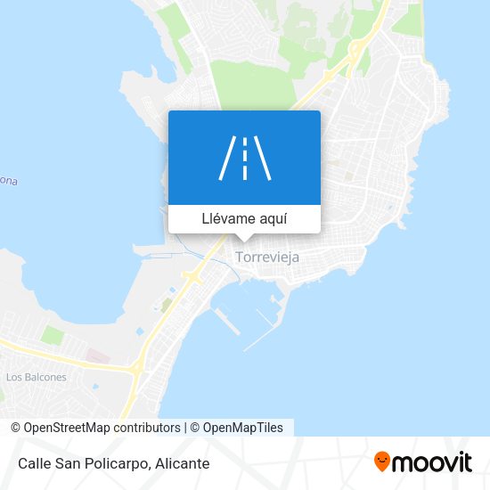 Mapa Calle San Policarpo