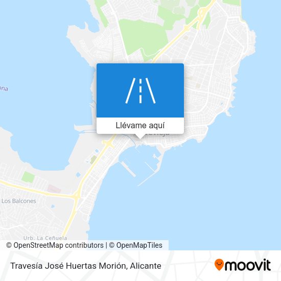 Mapa Travesía José Huertas Morión