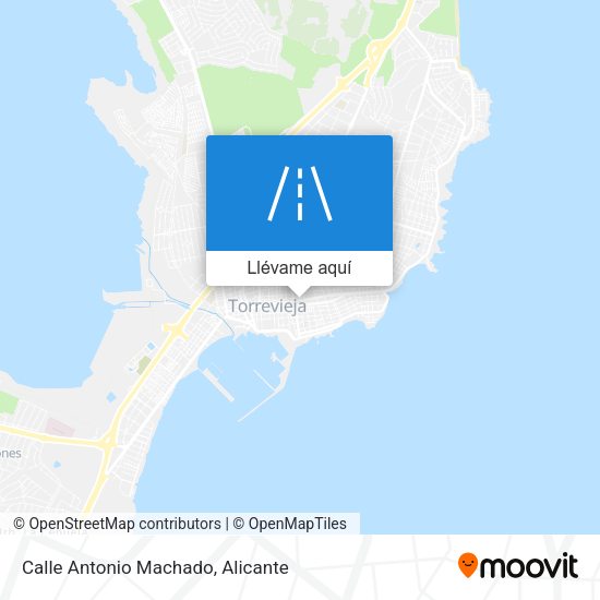Mapa Calle Antonio Machado