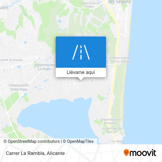 Mapa Carrer La Rambla