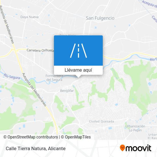 Mapa Calle Tierra Natura