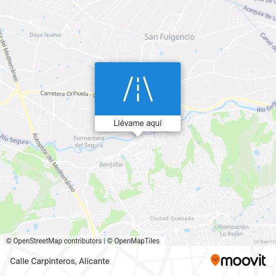 Mapa Calle Carpinteros
