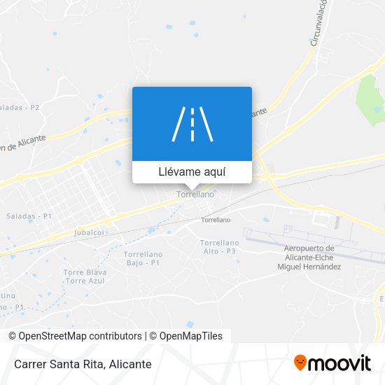 Mapa Carrer Santa Rita