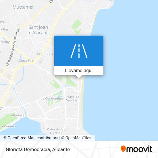 Mapa Glorieta Democracia