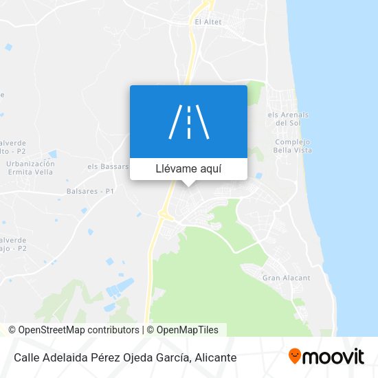 Mapa Calle Adelaida Pérez Ojeda García