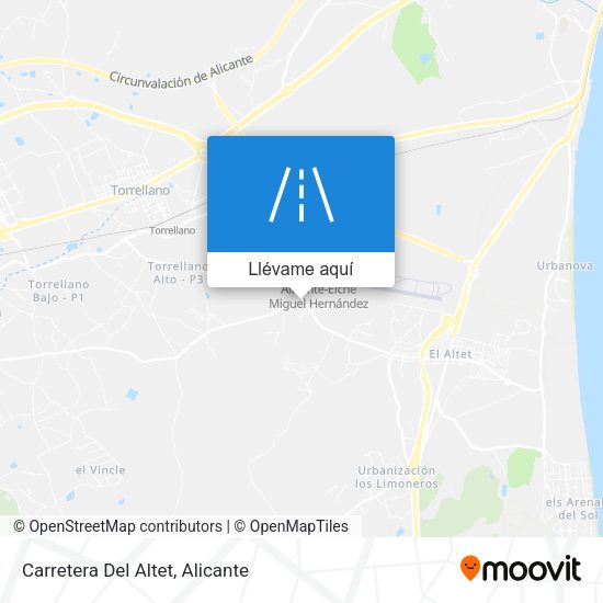 Mapa Carretera Del Altet
