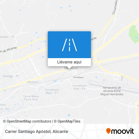 Mapa Carrer Santiago Apóstol