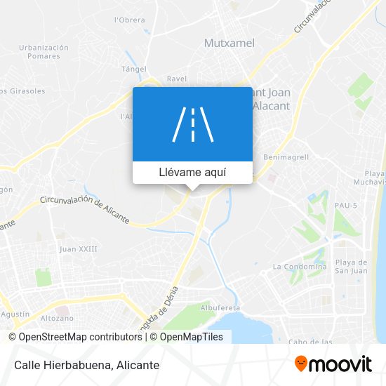 Mapa Calle Hierbabuena