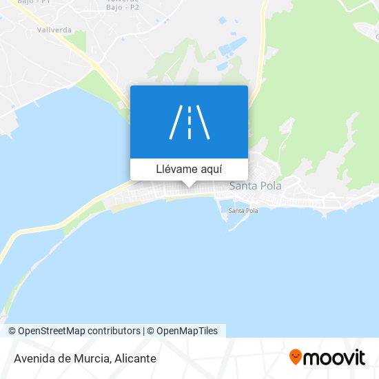 Mapa Avenida de Murcia